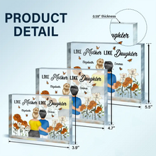 Load image into Gallery viewer, Mother & Daughter Forever Linked Together - Personalized Acrylic Plaque for Unique Bonding Moments Acrylic Plaque PopCulturePrints