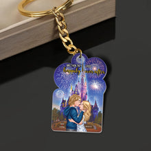 Load image into Gallery viewer, Personalized Happily Ever After Keychain for Couples Keychains PopCulturePrints