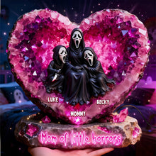 Load image into Gallery viewer, "Mom of Little Horrors" - Spooky Love Acrylic Light Box - Personalized Gift for Mother, Grandma, and More Light Box PopCulturePrints