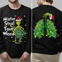 Load image into Gallery viewer, Personalized Cannabis Christmas Hoodie - Mister Stole Your Weed Shirts PopCulturePrints