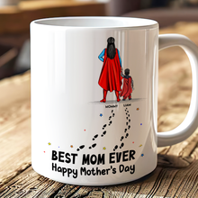 Load image into Gallery viewer, Best Mom Ever - Personalized Coffee Mug for Mother's Day Coffee Mug PopCulturePrints