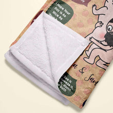 Load image into Gallery viewer, Personalized Love Blanket for Couples - Unique Gift for Your Special Someone Blanket PopCulturePrints