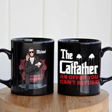 Load image into Gallery viewer, The Cat Father Personalized Coffee Mug - An Offer You Can't Refuse Coffee Mug PopCulturePrints