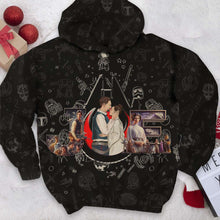 Load image into Gallery viewer, Personalized Couple Sweatshirt - 3D Love Galaxy Design - Valentine's Day Gifts AOP Products PopCulturePrints