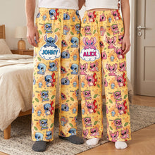 Load image into Gallery viewer, “Be Unique” Cute Alien Pajama Pants - Personalized Gifts for Everyone Pajama Pant PopCulturePrints