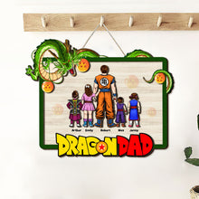 Load image into Gallery viewer, Custom Dragon Inspired Best Dad Ever Wood Sign Wood Sign PopCulturePrints