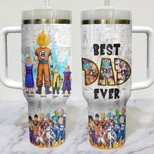 Load image into Gallery viewer, Personalized Anime Dad Tumbler - Best Dad Ever Tumbler Cup PopCulturePrints