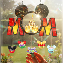 Load image into Gallery viewer, “Illuminate Mom's Day with a Touch of Magic” - Magic Castle Acrylic Suncatcher - Personalized Gift For Mom and Grandma Ornament PopCulturePrints