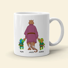 Load image into Gallery viewer, Custom Best Daddy Ever Turtle Mug Coffee Mug PopCulturePrints