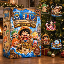 Load image into Gallery viewer, “Celebrate the Spirit of Adventure!” - Chibi Adventure Christmas Ornament Blind Box - Personalized Gifts for Anime Lovers Advent Calendar PopCulturePrints