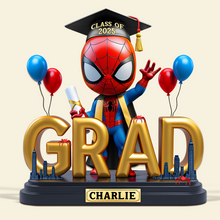 Load image into Gallery viewer, "Celebrate Your Achievement!" - Graduation Plaque - Personalized Gifts for Graduates - Custom Gift for Students, Friends, and Family Shaped Plaques PopCulturePrints