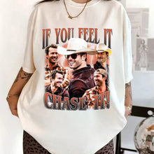 Load image into Gallery viewer, Western Cowboy 'If You Feel It, Chase It!' Personalized T-Shirt Shirts PopCulturePrints