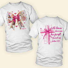 Load image into Gallery viewer, Personalized Christian Valentine's Day Hoodie Shirts PopCulturePrints