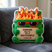 Load image into Gallery viewer, Someone Has to Set a Bad Example - Personalized Funny Pillow Hugging Gift for Coworkers Pillow PopCulturePrints