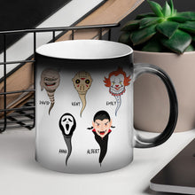 Load image into Gallery viewer, Personalized Horror Characters Magic Mug for Dad Magic Mug PopCulturePrints