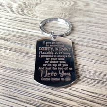 Load image into Gallery viewer, Personalized Partner in Crime Keychain - Customized Engraved Stainless Steel Gift Keychains PopCulturePrints