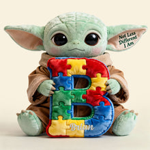 Load image into Gallery viewer, "Not Less Different I Am" - Autism Alphabet Pillow - Personalized Gift for Special Kids Pillow PopCulturePrints