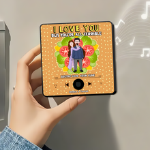 Load image into Gallery viewer, Personalized Cartoon Lover Fridge Magnet - Electric Love Theme Fridge Magnet PopCulturePrints