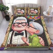 Load image into Gallery viewer, Personalized Cartoon Couple Quilt Bedding Set - Unique Gift for Loved Ones Blanket PopCulturePrints
