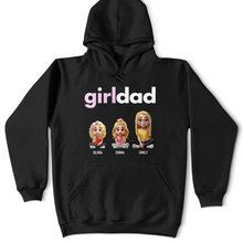 Load image into Gallery viewer, "Every Day is a Gift with My Girls!" - Personalized Girldad T-Shirt - Custom Gift for Dads, Grandpas, and Daughters T-shirt PopCulturePrints