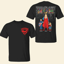 Load image into Gallery viewer, #1 Mom Shirt - Superhero Inspired Personalized Gift for Moms, Grandmas & Wonderful Women Shirts PopCulturePrints