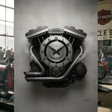 Load image into Gallery viewer, Engine Acrylic Hanging Wall Clock - A Perfect Customized Gift for Speed and Motorcycle Enthusiasts Hanging Wall Clock PopCulturePrints