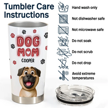 Load image into Gallery viewer, “For the Love of Dogs” - Personalized Tumbler for Dog Moms Tumbler PopCulturePrints