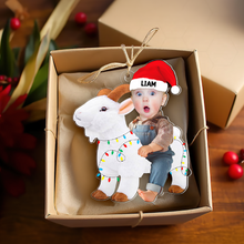 Load image into Gallery viewer, Personalized Baby Christmas Ornaments - Custom Photo Gifts Ornament PopCulturePrints