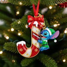 Load image into Gallery viewer, Warm Wishes with Personalization: Experiment Alphabet Christmas Ornament - A Unique Gift for All Ages Ornament PopCulturePrints