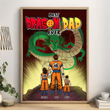 Load image into Gallery viewer, Best Dragon Dad Ever Personalized Canvas Print Poster & Canvas PopCulturePrints