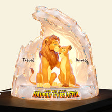 Load image into Gallery viewer, Happily Ever After - Personalized Couple Gift Lamp Light Box PopCulturePrints