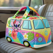 Load image into Gallery viewer, Adventure Awaits: Personalized Camping Buddy Travel Duffle Bag - Perfect Gift for Travel Lovers Quilted Duffle Bag PopCulturePrints