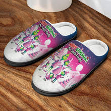Load image into Gallery viewer, Personalized Grinch Family Christmas Slippers Shoes PopCulturePrints