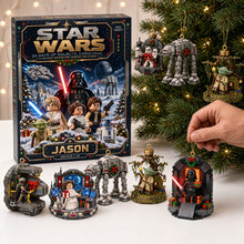 Load image into Gallery viewer, "A Galactic Adventure Awaits!" - Legend Cosmic Art Advent Calendar Blind Box Ornaments - Personalized Gifts for Star Wars Fans Advent Calendar PopCulturePrints