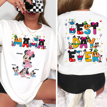 Load image into Gallery viewer, “Best Day Ever - Mama” Personalized Shirt - Perfect Gift for Mom & Grandma Shirts PopCulturePrints