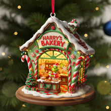 Load image into Gallery viewer, “Bake the World a Better Place” - Personalized Christmas Ornament for Baking Lovers Ornament PopCulturePrints