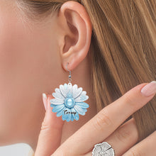 Load image into Gallery viewer, “Bloom with Joy” - Cartoon Flower Earrings - Personalized Gift for Movie Lovers Earrings PopCulturePrints