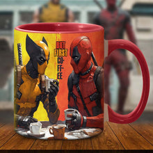 Load image into Gallery viewer, But First Coffee - Antihero Mug Accent Mug PopCulturePrints