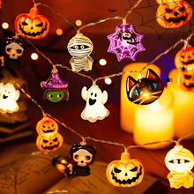 Load image into Gallery viewer, Halloween LED String Lights - Perfect Gift for Horror Fans PopCulturePrints