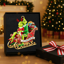 Load image into Gallery viewer, Let's Sleigh This Ride Tonight - Personalized Christmas Ornament for Couples Ornament PopCulturePrints