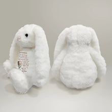 Load image into Gallery viewer, To My Granddaughter - Custom Soft Toy Bunny Filled With My Wishes Soft Toy Bunny PopCulturePrints