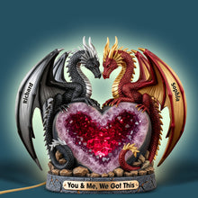 Load image into Gallery viewer, You & Me, We Got This - Fantasy Love Acrylic Light Box - Personalized Gifts For Couples Light Box PopCulturePrints