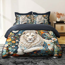 Load image into Gallery viewer, Majestic Custom Lion Quilt Bed Set Blanket PopCulturePrints