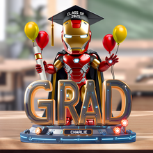 Load image into Gallery viewer, Graduation Iron Plaque - Personalized Gift For Graduates Shaped Plaques PopCulturePrints