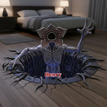 Load image into Gallery viewer, “Welcome to the Unexpected!” - Scary Creature Custom Shaped Doormat - Personalized Gifts for Horror Fans Doormat PopCulturePrints