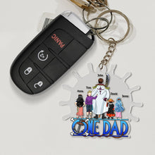 Load image into Gallery viewer, Custom Anime-Inspired Keychain for Dad - Personalized Father's Day Gift Keychains PopCulturePrints