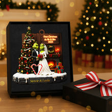 Load image into Gallery viewer, “Our First Christmas Together!” - Personalized Christmas Ornament - Gift for Newlyweds and Christmas Lovers Ornament PopCulturePrints