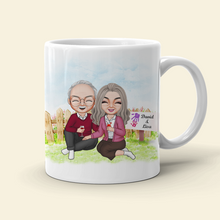 Load image into Gallery viewer, Customized 'I Love You Through and Through' Coffee Mug for Couples Coffee Mug PopCulturePrints