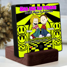 Load image into Gallery viewer, Custom Y2K Style Music Fridge Magnet for Couples - Personalized Valentine's Day Gifts Fridge Magnet PopCulturePrints