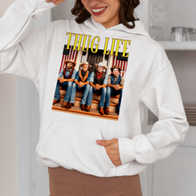 Load image into Gallery viewer, Thug Life Cowboy Christmas Sweatshirt Shirts PopCulturePrints